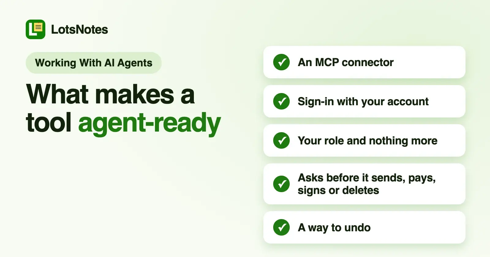 What Makes a Business Tool Agent-Ready